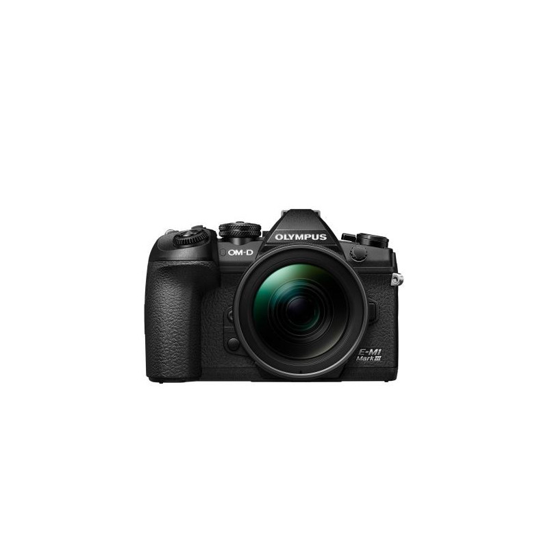 Appareil photo hybride Olympus OM-D E-M1 Mark III noir + ED 12-40mm f/2.8 PRO
