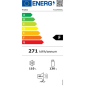 Refrigerateur congelateur en bas PROLINE PLC246WDSL Refrigerateur congelateur en bas PROLINE PLC246WDSL