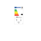 Refrigerateur congelateur en haut PROLINE DD254NFWH