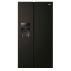 Refrigerateur americain HAIER HSR3918FIPB NOIR