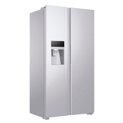 Refrigerateur americain HAIER REFRIGERATEUR SIDE BY SIDE HSR3918FIPW BLANC