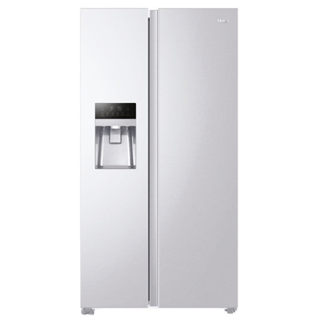 Refrigerateur americain HAIER REFRIGERATEUR SIDE BY SIDE HSR3918FIPW BLANC