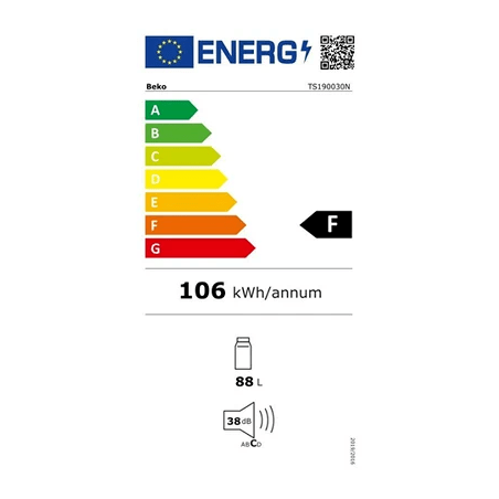 Réfrigérateur top BEKO TS190030N